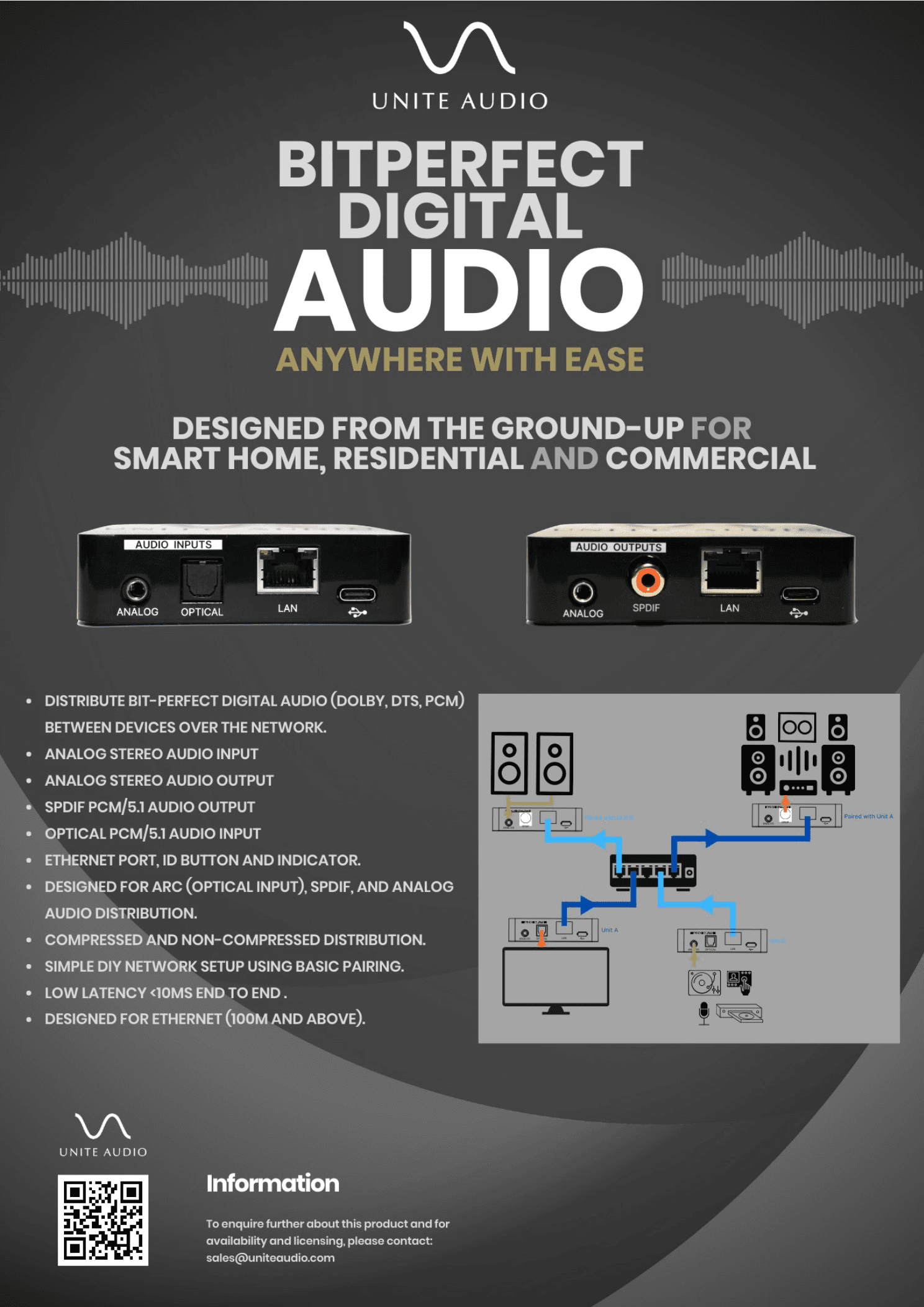 Pitch and Catch audio streaming system